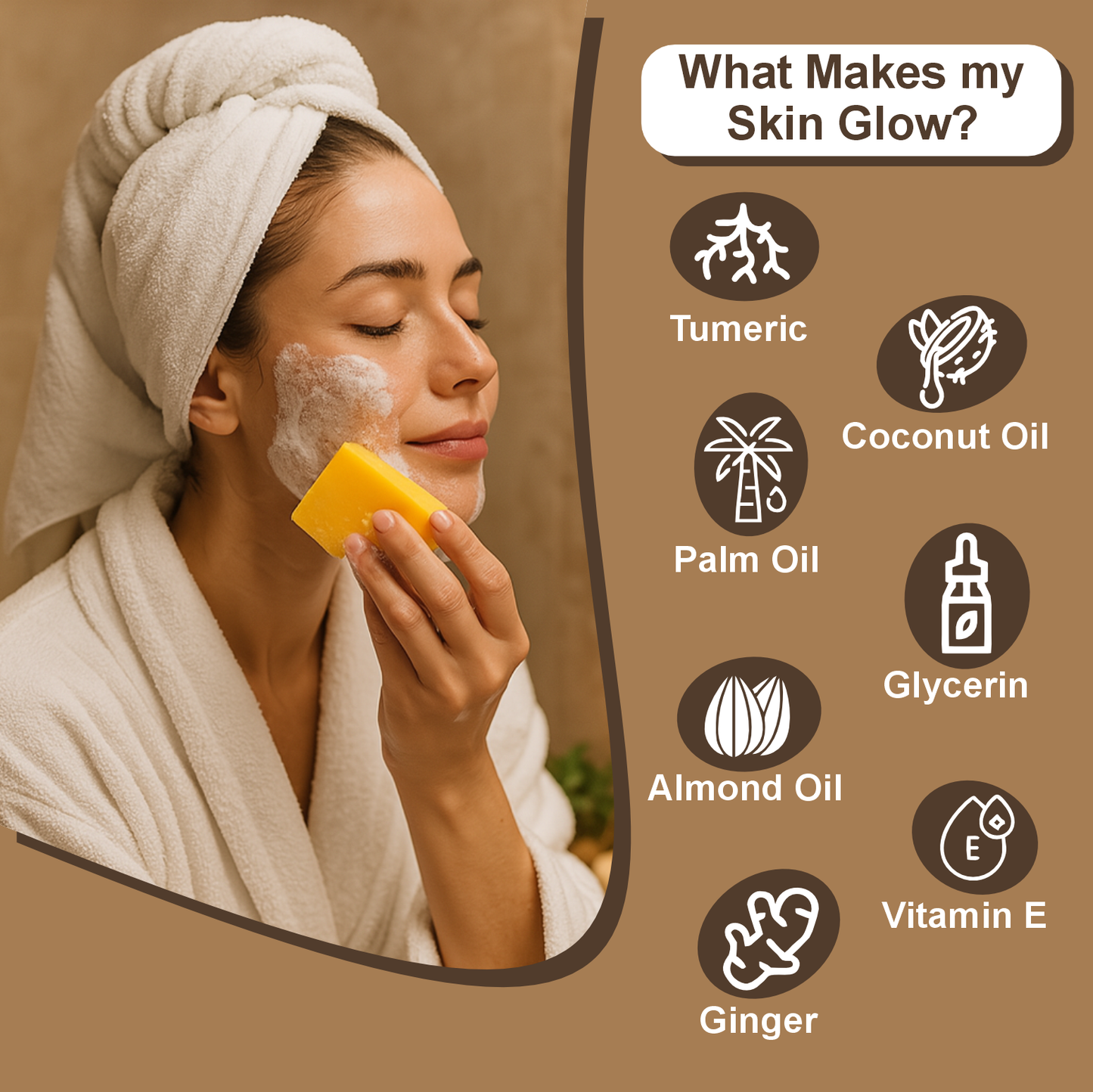 Tone & Glow Tumeric Soap